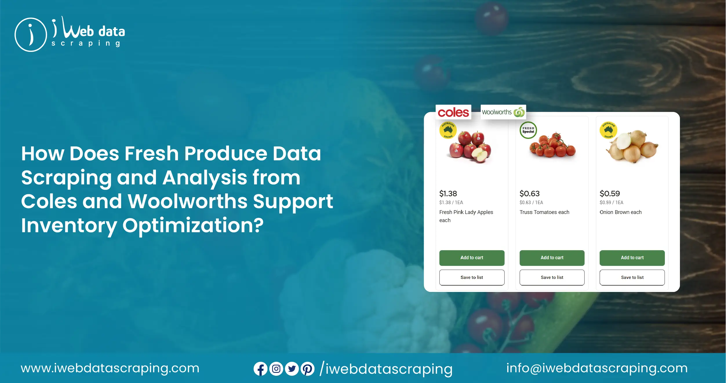 Fresh Produce Data Scraping and Analysis from Coles and Woolworths